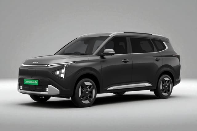 Kia Carens Clavis Ev Gravity Grey Color Image